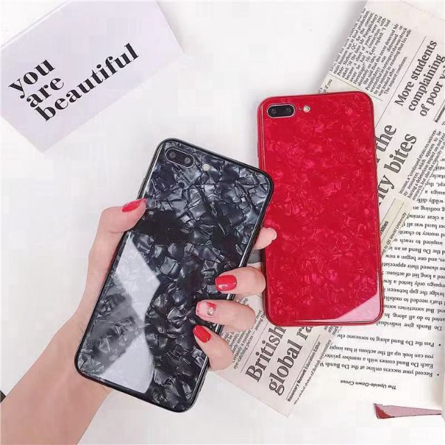 Ốp lưng vân đá iphone 7 plus / 8 plus sang chảnh