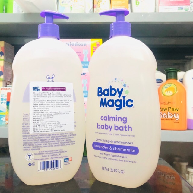 Tắm Gội Baby Magic Hương Lavender (887ml)