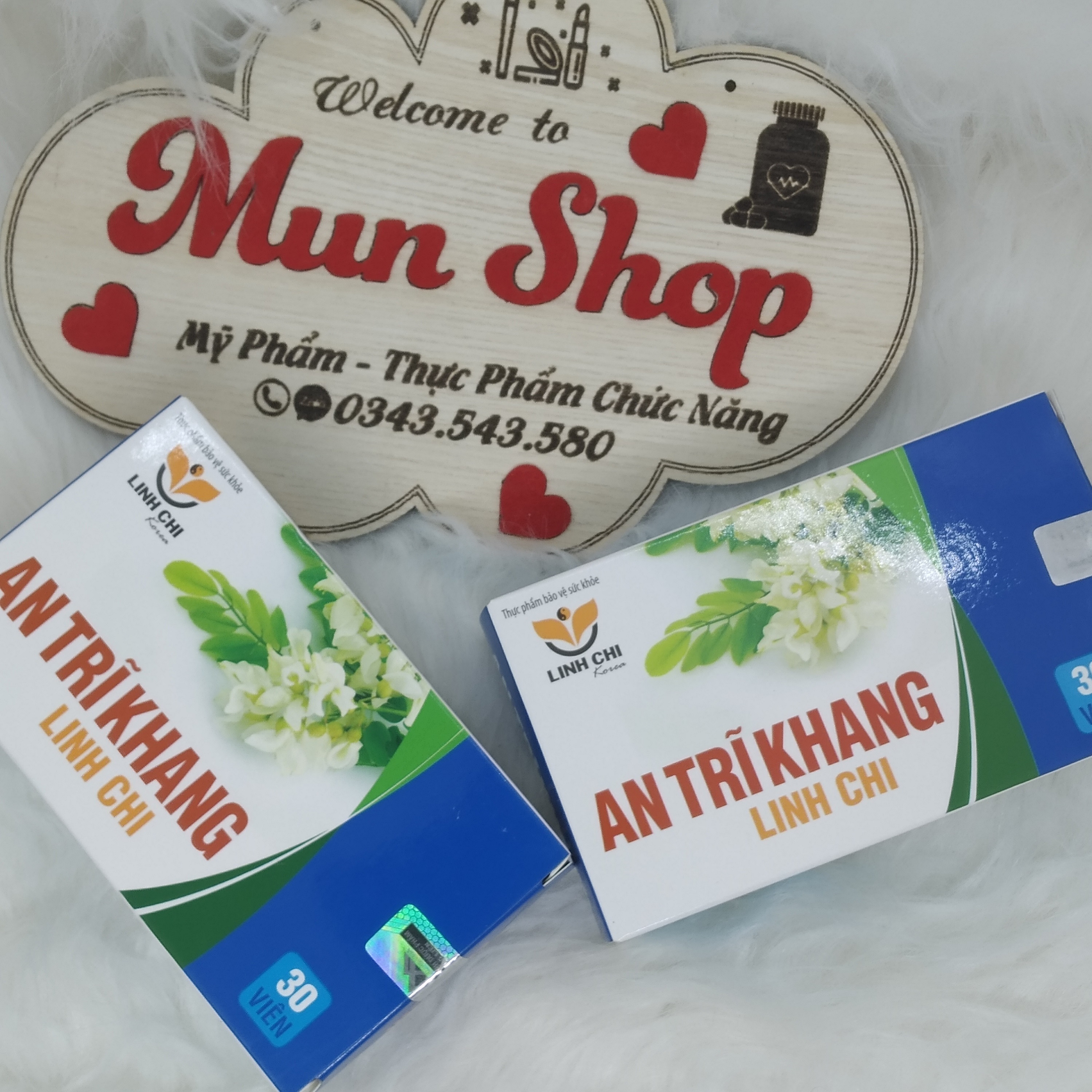 An Trĩ Khang Linh Chi hộp 30 viên