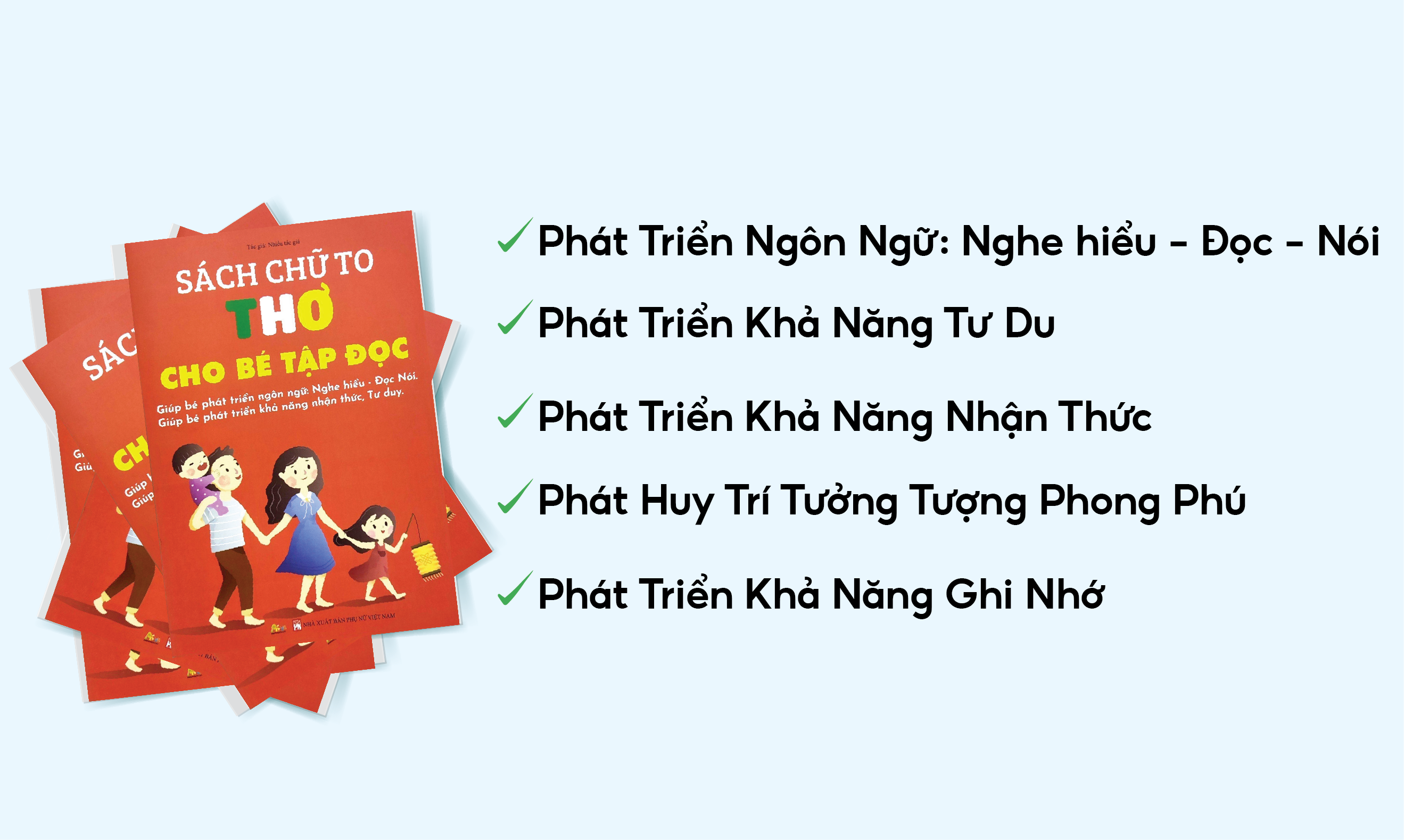 Sách Chữ To - Thơ Cho Bé Tập Đọc