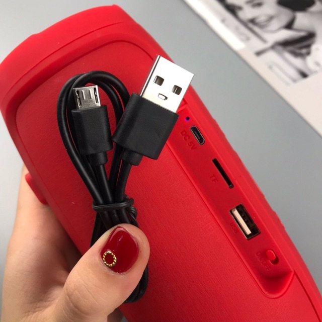 Loa Bluetooth Không Dây Charge 3 Mini Vỏ Nhôm Nghe Nhạc Hay, Âm Thanh Chất Lượng, Hỗ Trợ Cắm Thẻ Nhớ Tf, Usb - Hàng Chính Hãng