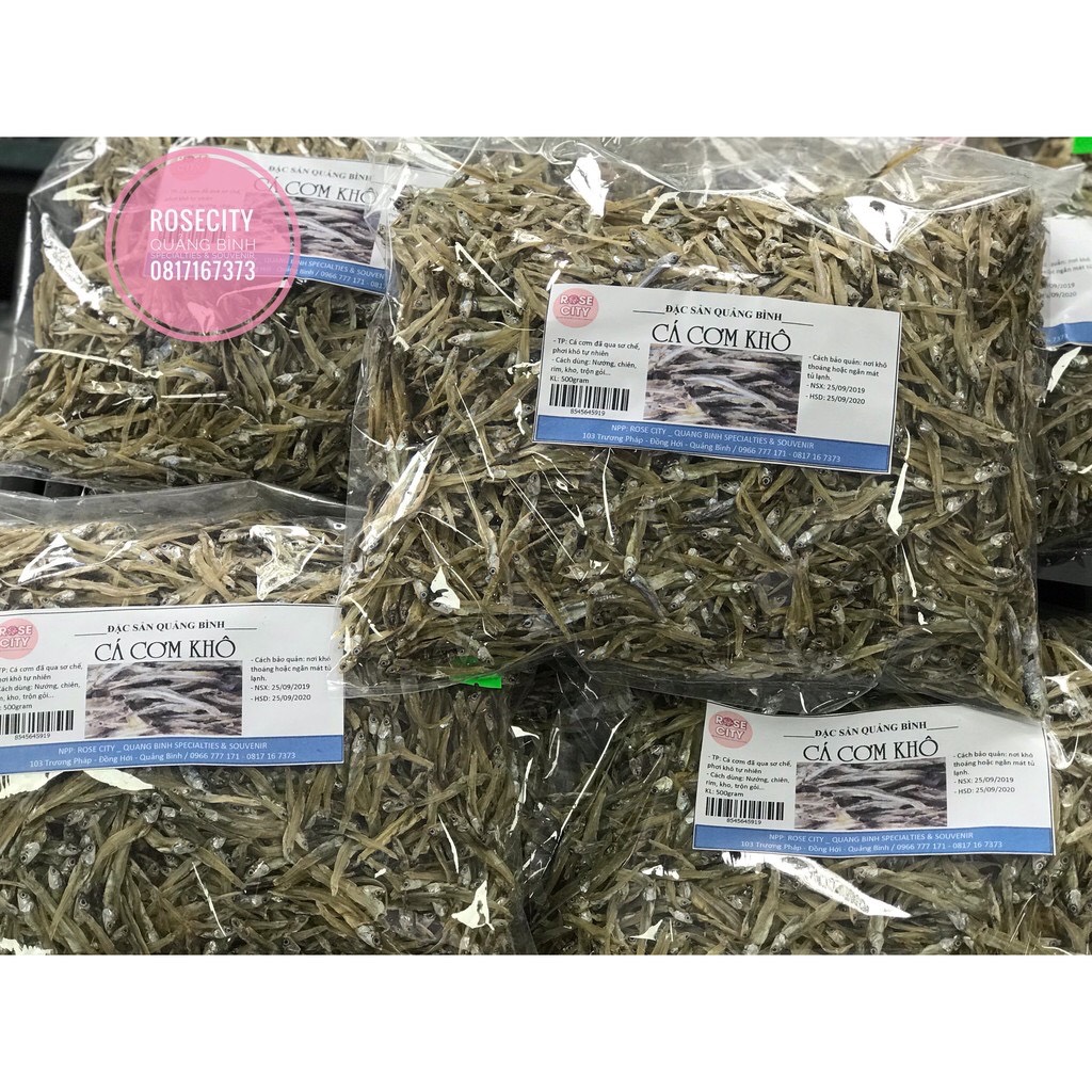 [ĐẶC SẢN HẢI SẢN QUẢNG BÌNH] - CÁ CƠM KHÔ NHỎ 400gram