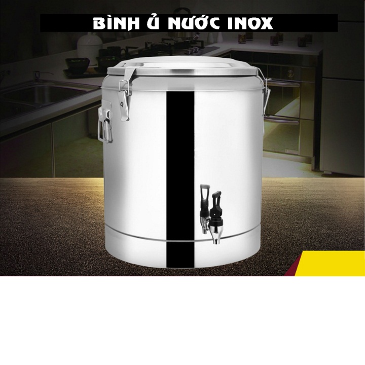 BÌNH Ủ TRÀ SỮA GIỮ NHIỆT INOX 304 CAO CẤP