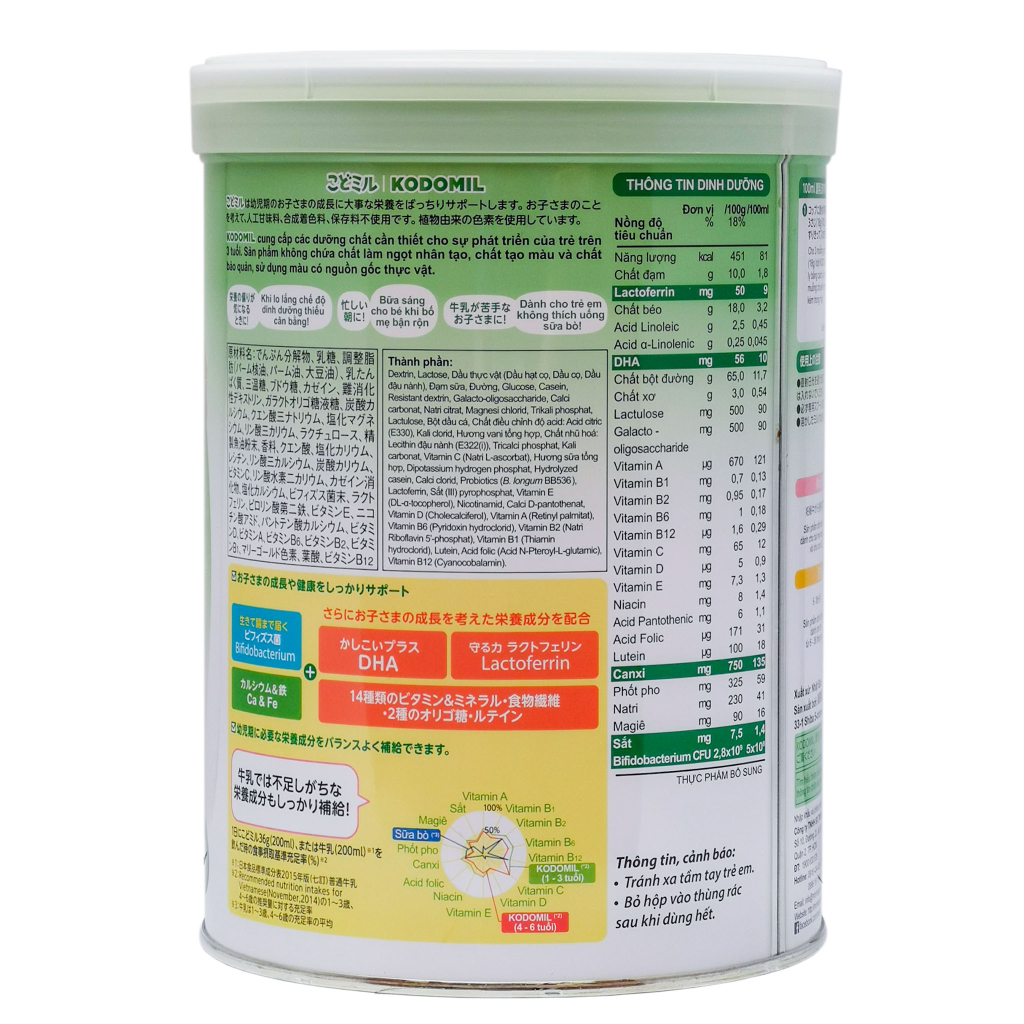 Sữa Bột Morinaga Kodomil 3 - Hộp 850g