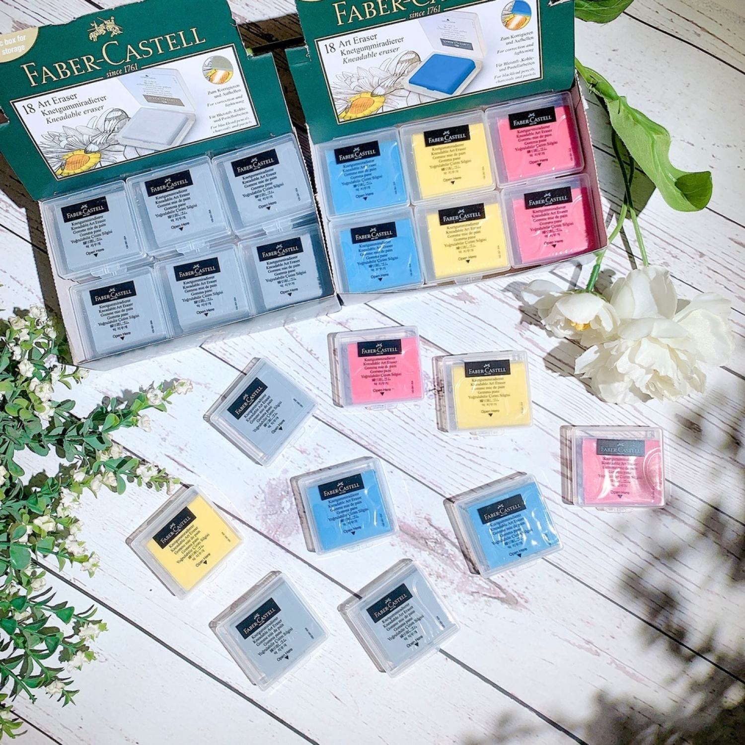 Tẩy Đất Sét Faber Castell kèm hộp