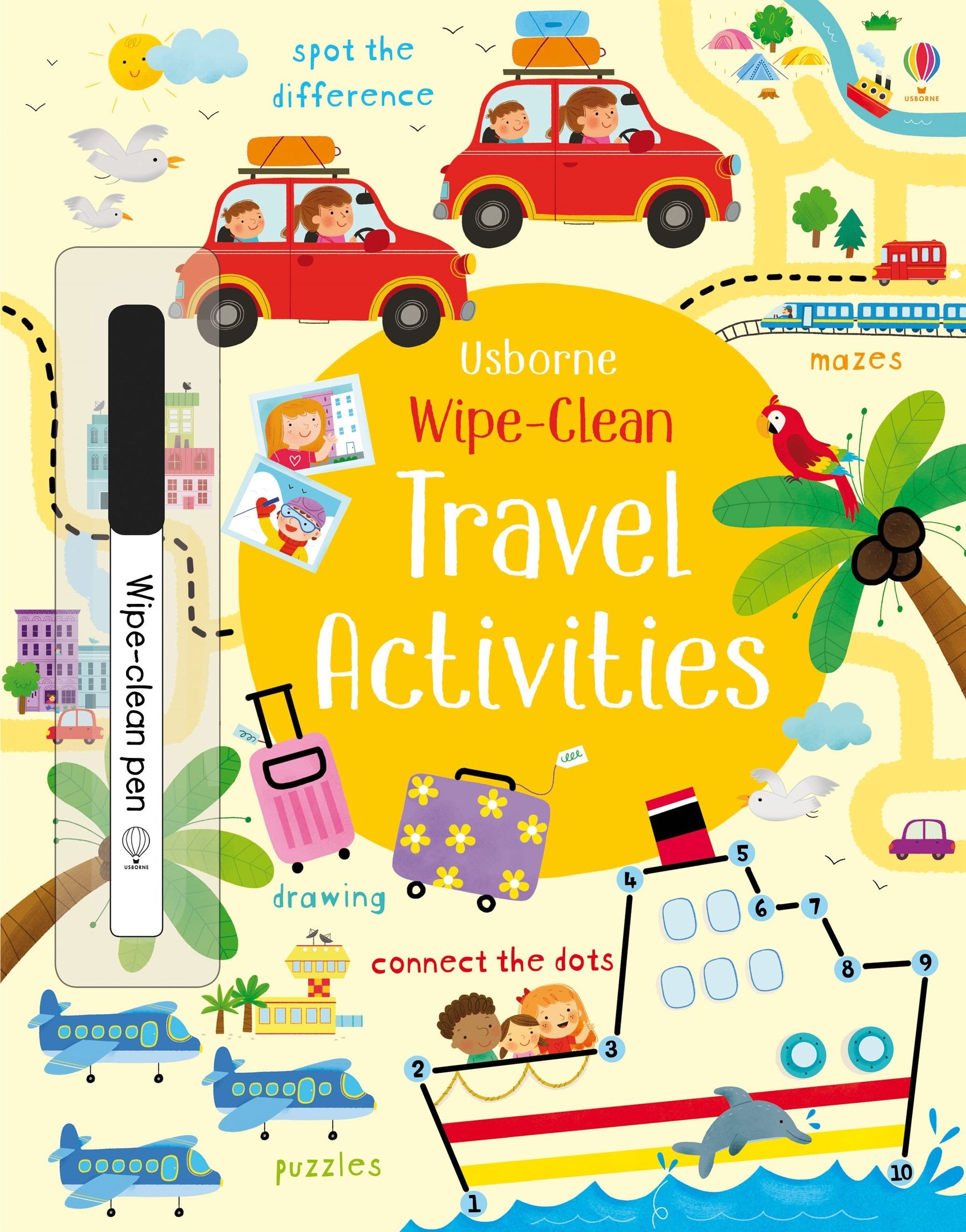BOOKMEDI - Wipe-Clean: Travel Activities