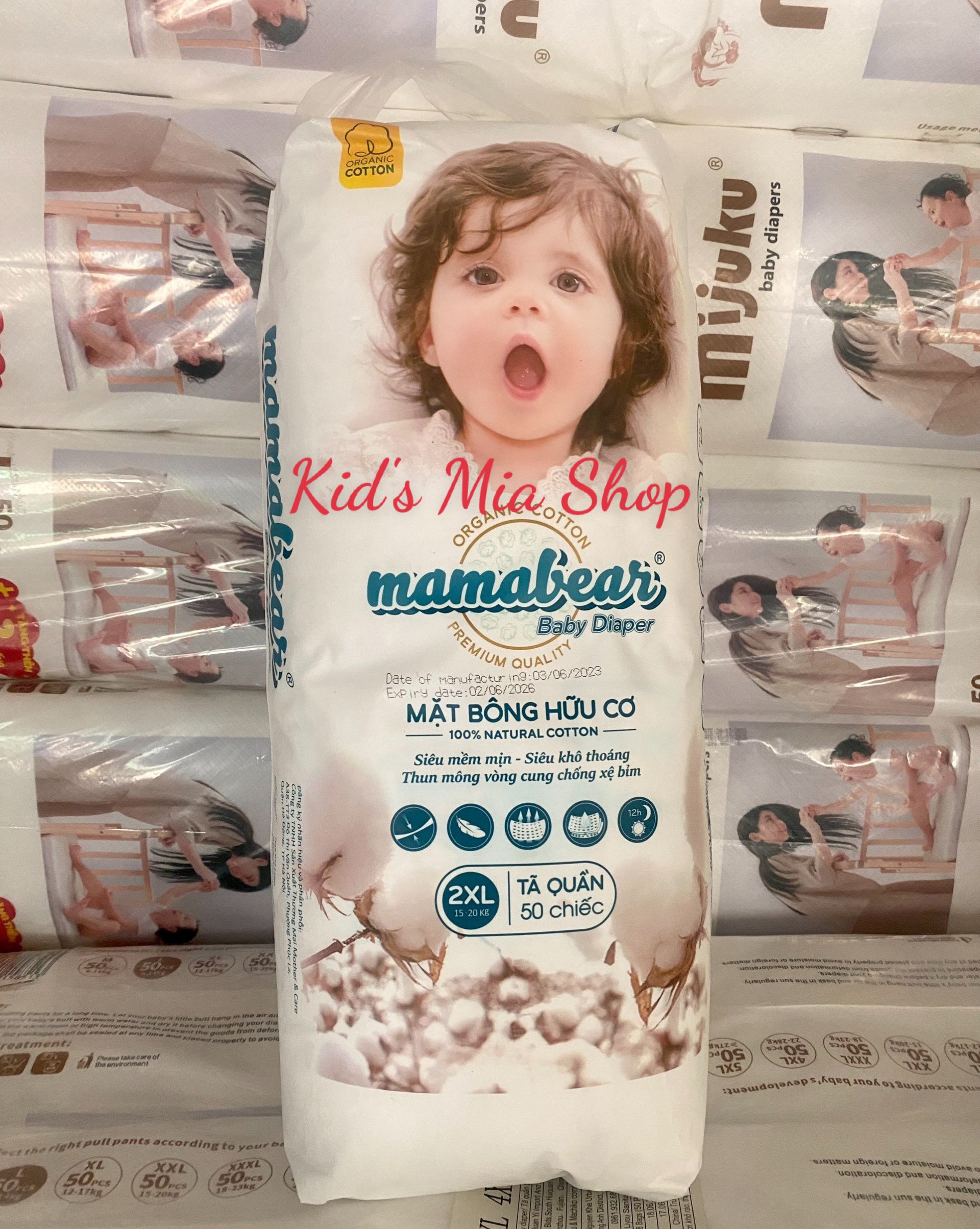 Tã Quần Cao Cấp MAMABEAR 50M