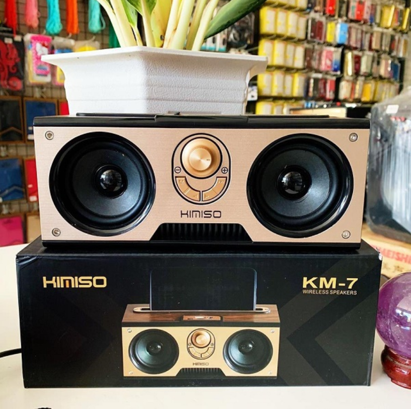 Loa BluetoothLoa Bluetooth KaraokeLoa Bluetooth MiniLoa Kẹo KéoLoa Bluetooth Suntek KIMISO KM-7 Có Giá Đỡ Điện ThoạiThân GỗCó Hỗ Trợ Thẻ NhớUSBJack Cắm 3.5mm Loa Bluetooth Âm Bass Ấm Nghe Nhạc Cực Lâu