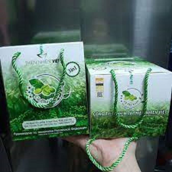 Cà Phê Xanh Hộp 30 gói ( tặng 5 gói kèm lì xì )