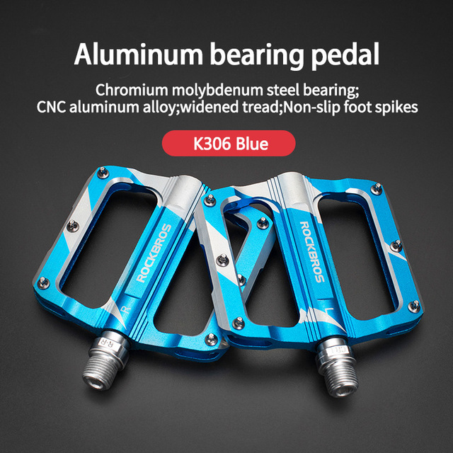 Bàn đạp xe đạp ROCKBROS Bàn đạp xe đạp MTB Hợp kim nhôm CNC Kẹp kín Vòng bi MTB Bàn đạp chống trượt Gai Bàn đạp có thể đeo được Phụ kiện xe đạp