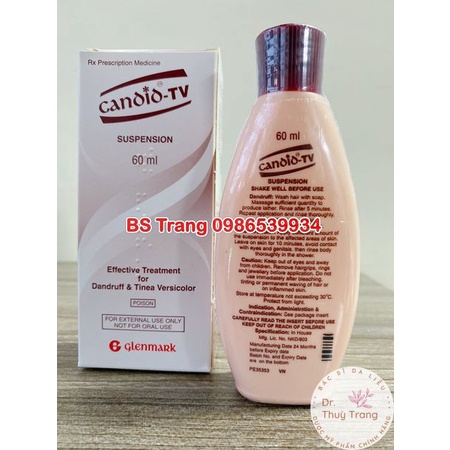 [CHÍNH HÃNG] Candid 60ml nấm da, nấm đầu