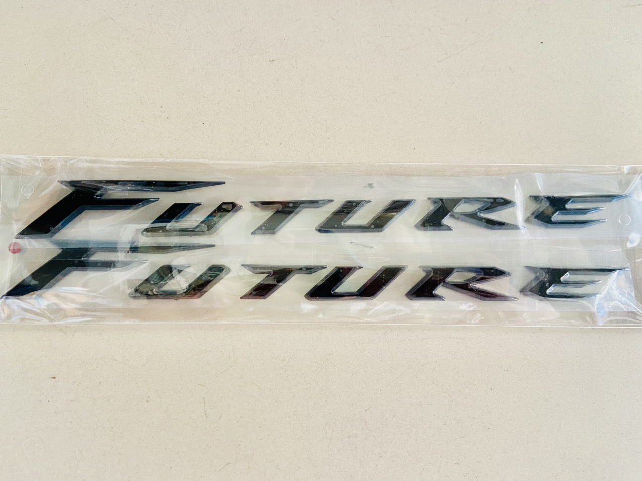 Bộ 2 tem chữ future 125i nổi cho xe honda future 1 / future2 / future 125i / future neo / future neo gt