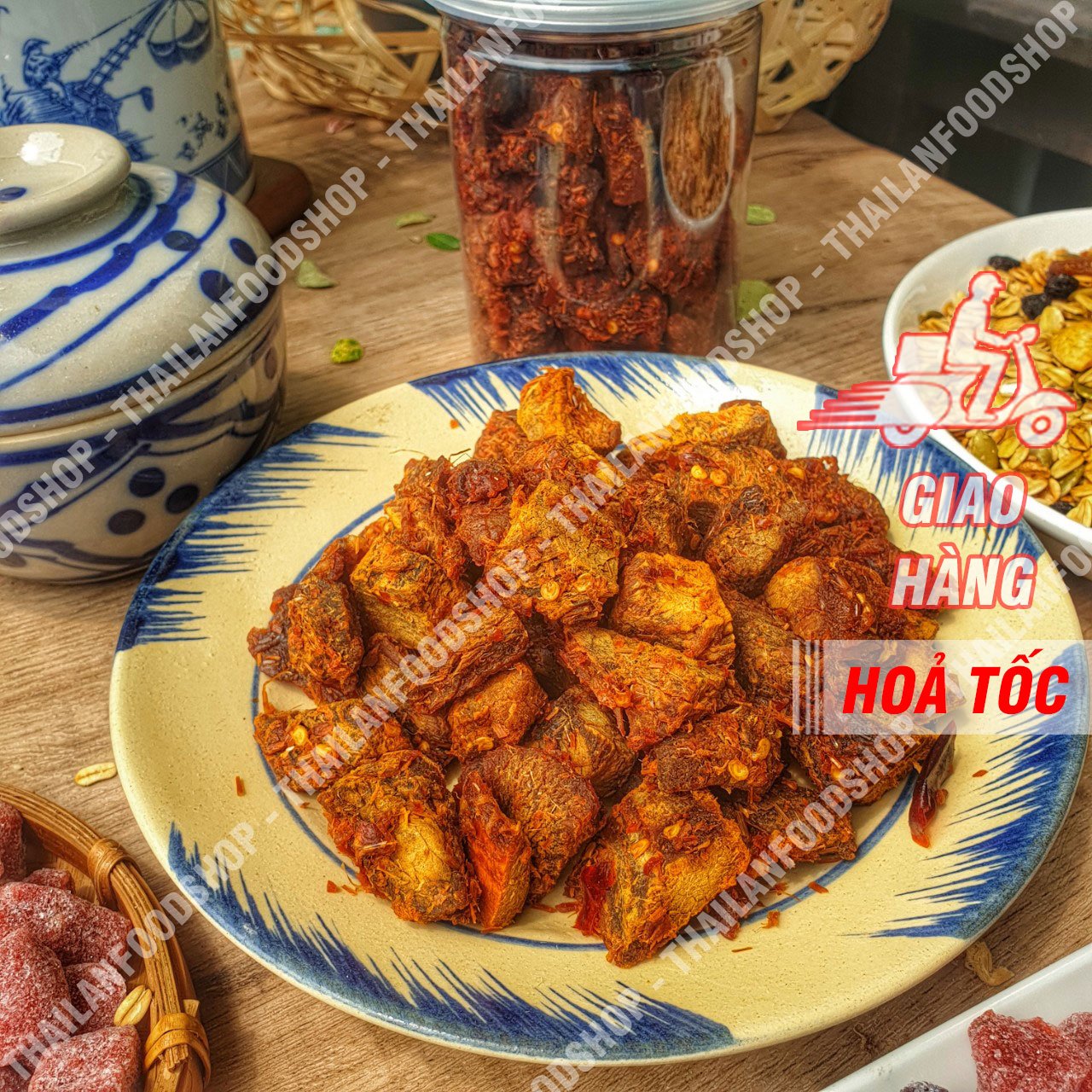 Khô Bò Viên Tứ Xuyên - Lon 290gram