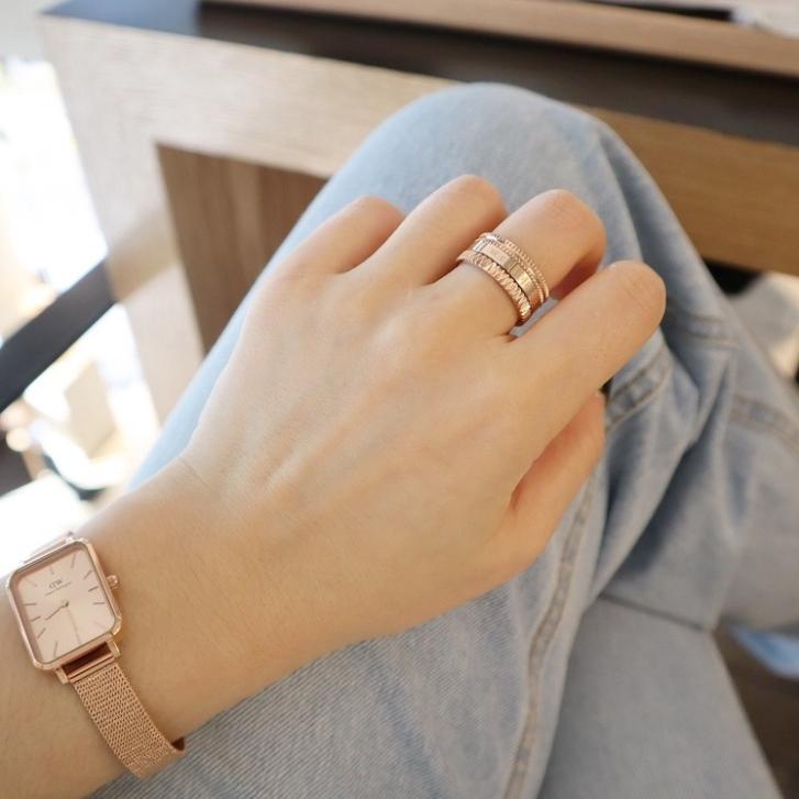 Nhẫn Elevation Ring Rose Gold Daniel Welington DW Chính Hãng - Danielstore .