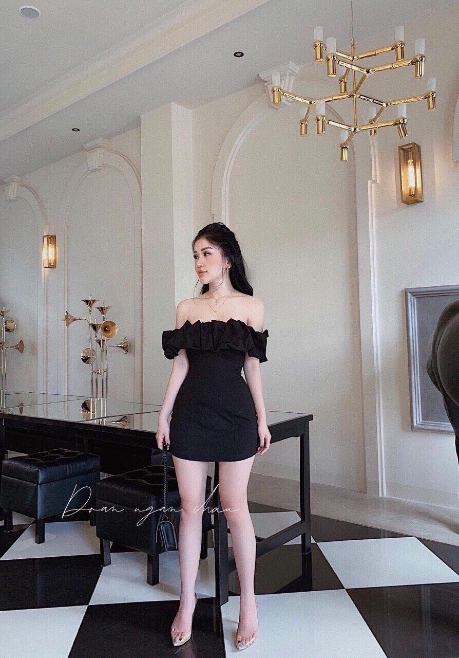 [HCM]Đầm body bẹt vai