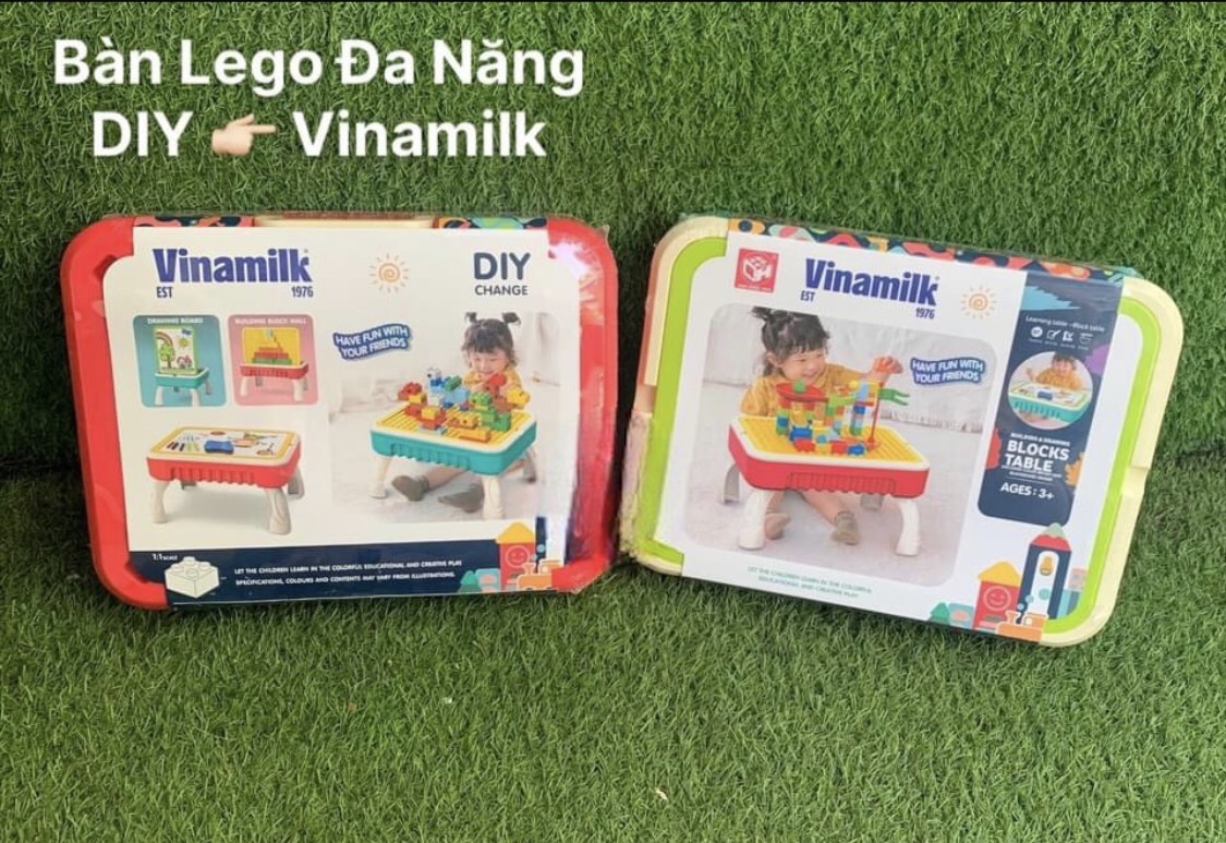 Bộ Bàn Học Lắp Ráp Lego - HKM Vinamilk