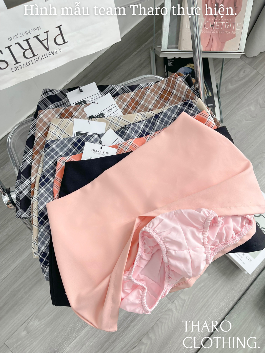 Chân Váy Cạp Trễ Y2K - Tharo Clothing [VAY00021]