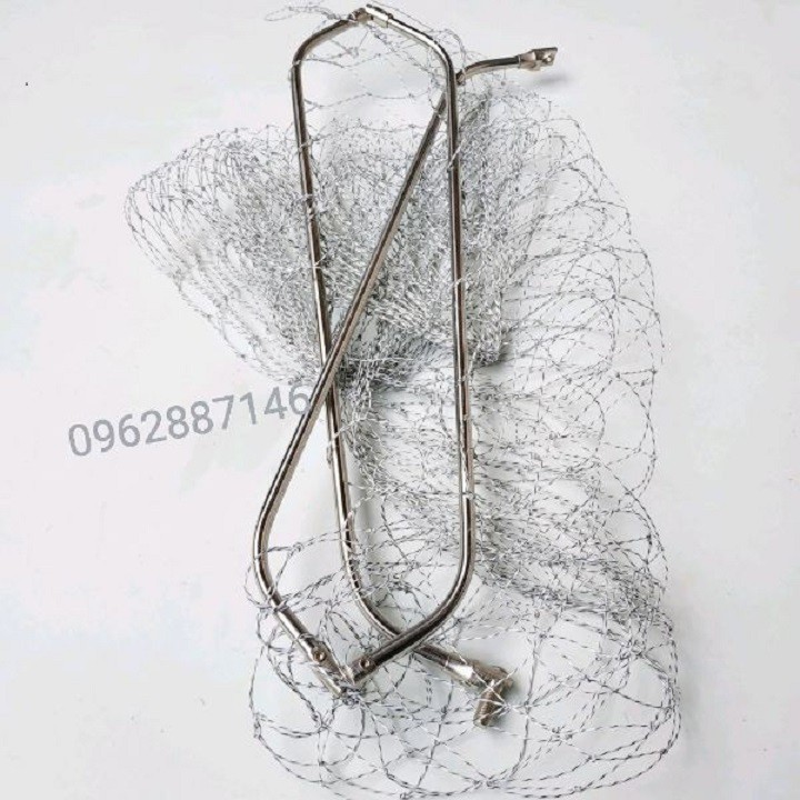 Vợt xúc cá inox dài 1m7 đến 3m  (cam kết đổi trả trong 2 tuần đầu)
