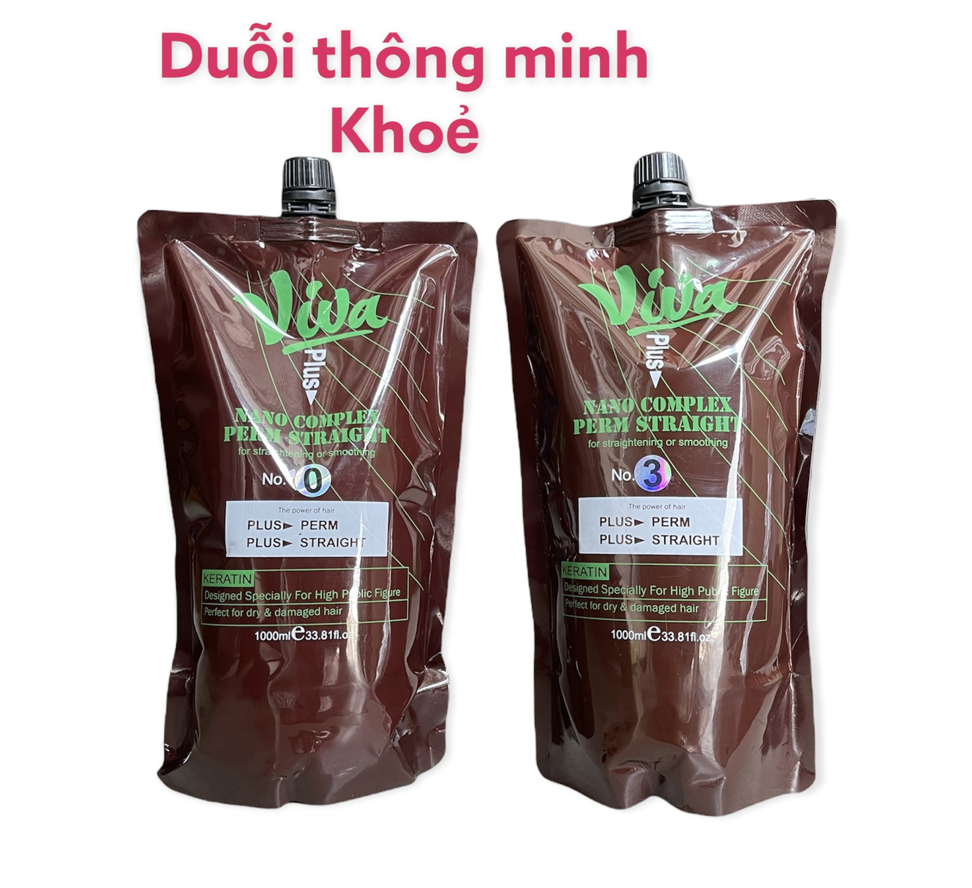 Thuốc uốn duỗi thông minh VIVA 1000ml x 2 túi