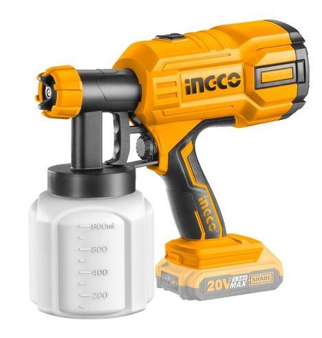 Máy phun sơn INGCO 350W (kèm pin 21V - 161X) tại Seoul Store