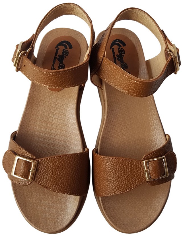 Giày sandal nữ da bò thật bigben sdn70