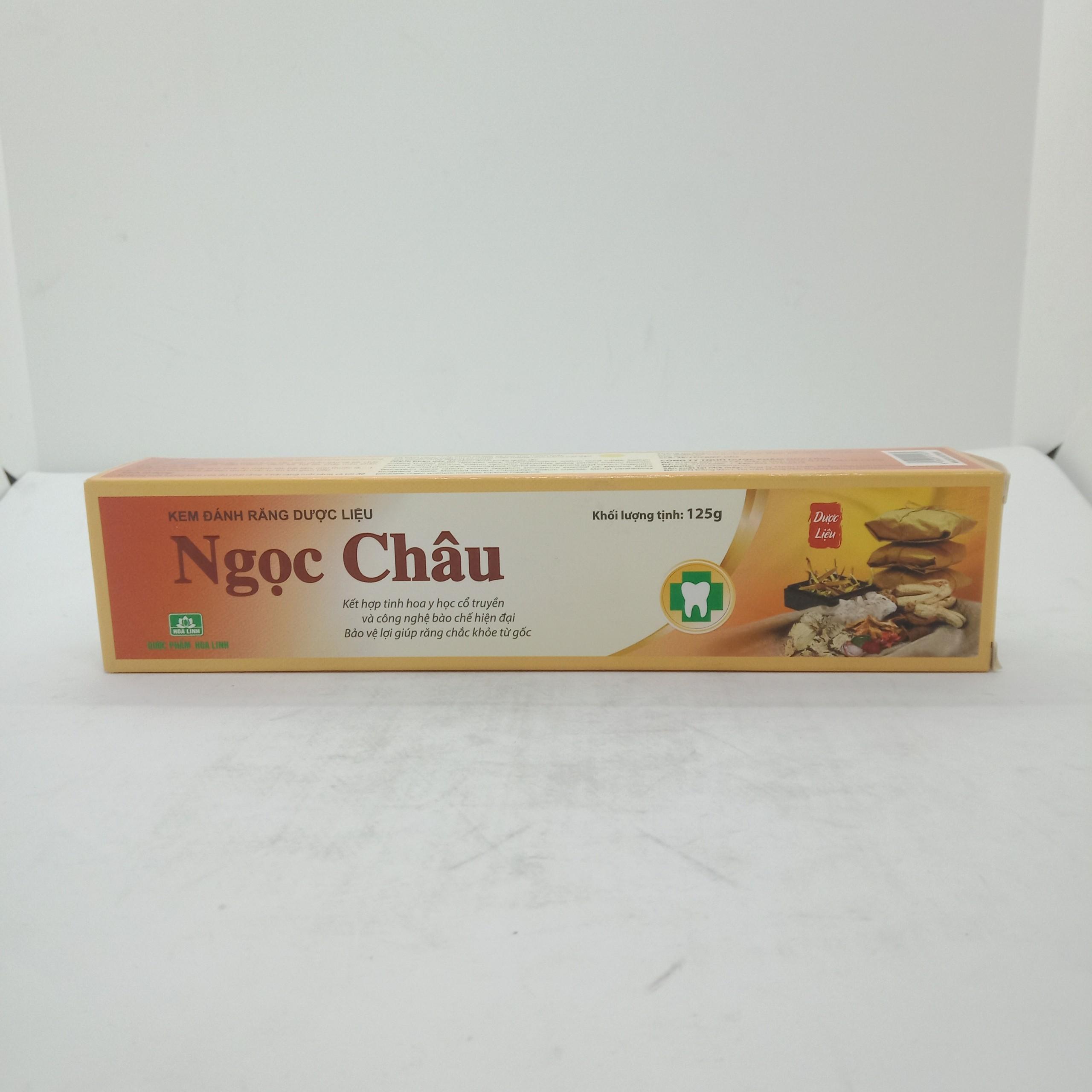 Kem đánh răng dược liệu Ngọc Châu 125g
