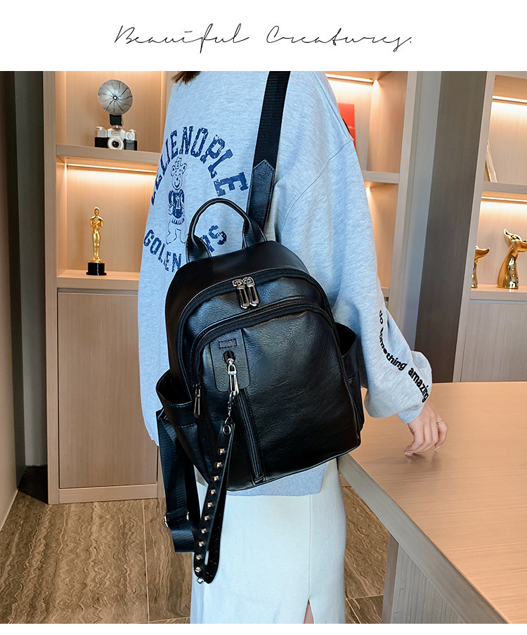Balo Nữ Thời Trang Da Trơn Mềm H113