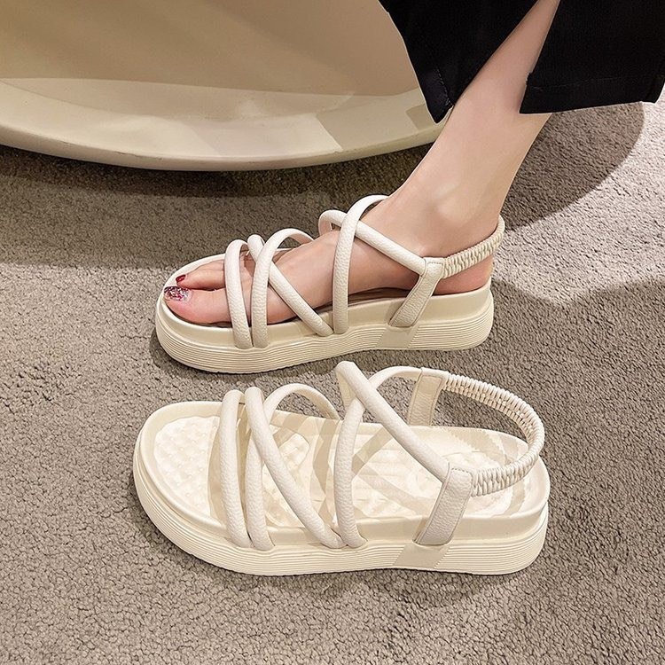 HOÀN TIỀN 15% - Giày sandal nữ dây mảnh đế độn 5cm cực xinh xăng đan quai hậu đi học đi chơi bền đẹp