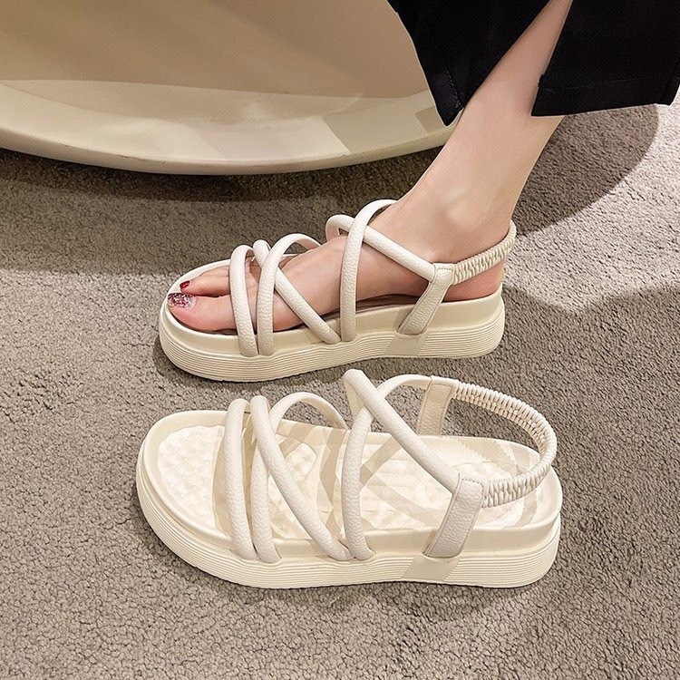 HOÀN TIỀN 15% - Giày sandal nữ dây mảnh đế độn 5cm cực xinh xăng đan quai hậu đi học đi chơi bền đẹp