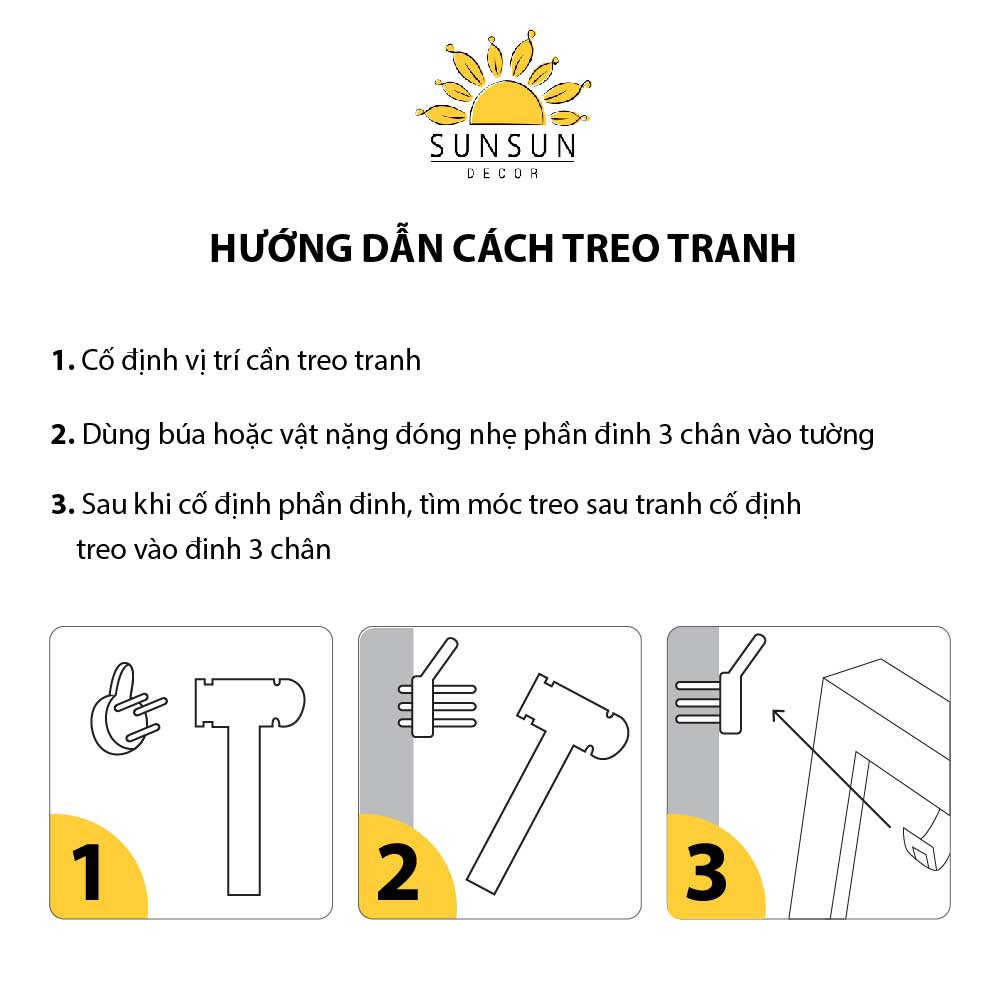 Tranh canvas hoa mai vàng HL0036