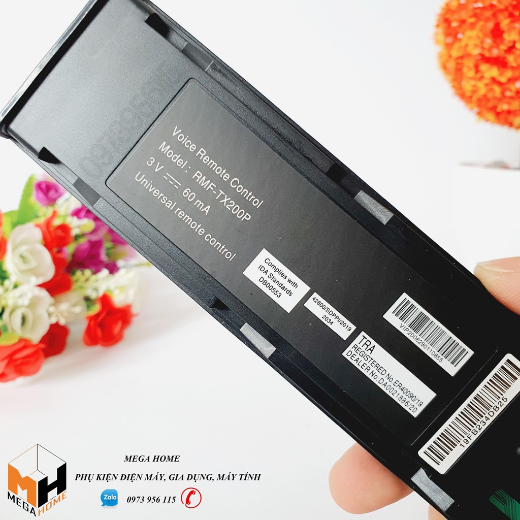 Điều khiển remote giọng nói tivi For sony smart (hàng mới 100)