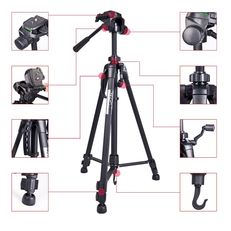 [HCM]Chân máy ảnh Tripod Weifeng WT-3540