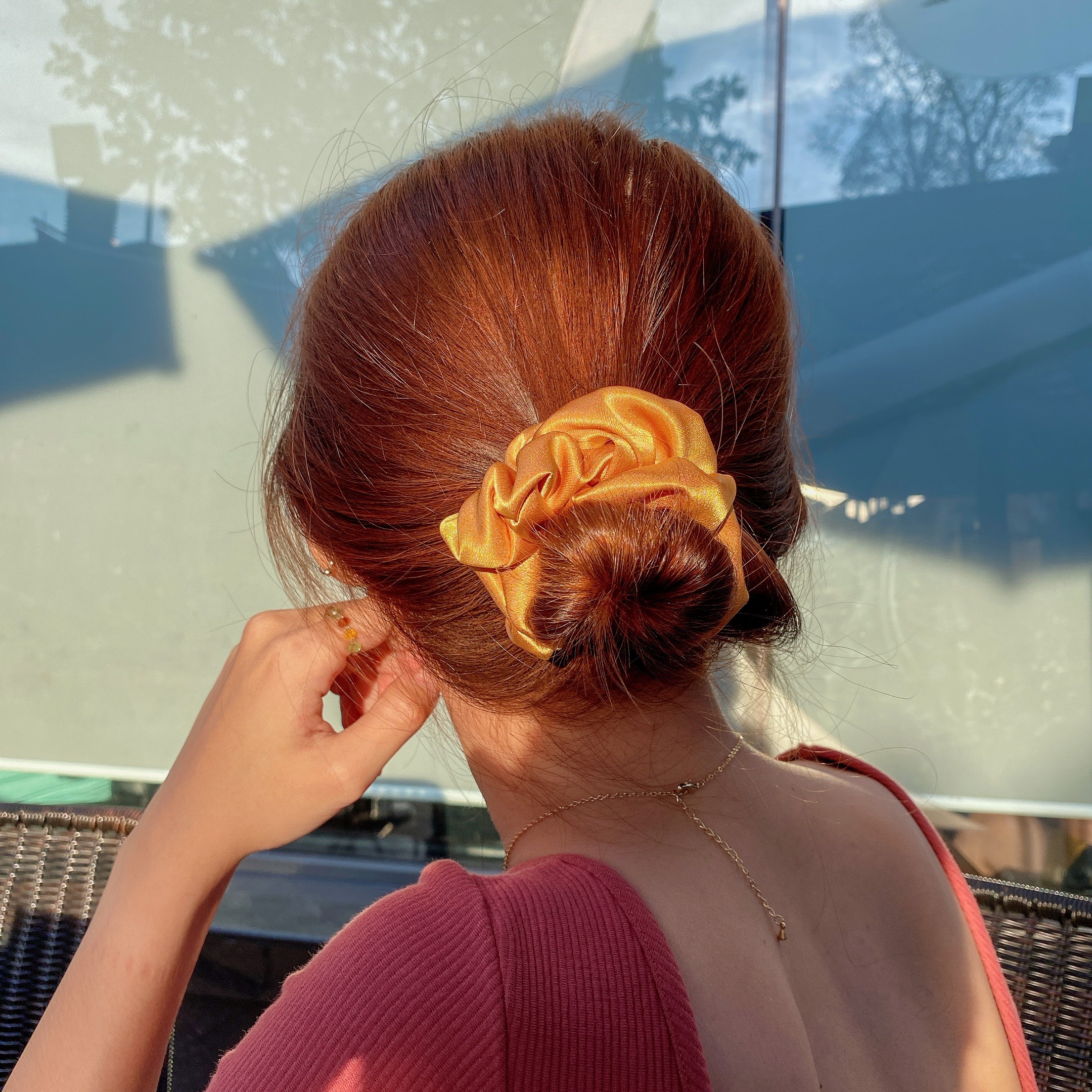 Scrunchies cột tóc vải Satin | scrunchies.intown