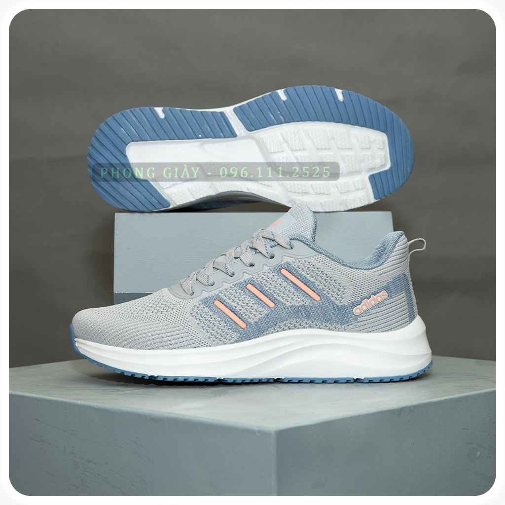 Giày Sneaker Nữ Giày Thể Thao Nữ D29 Màu Ghi
