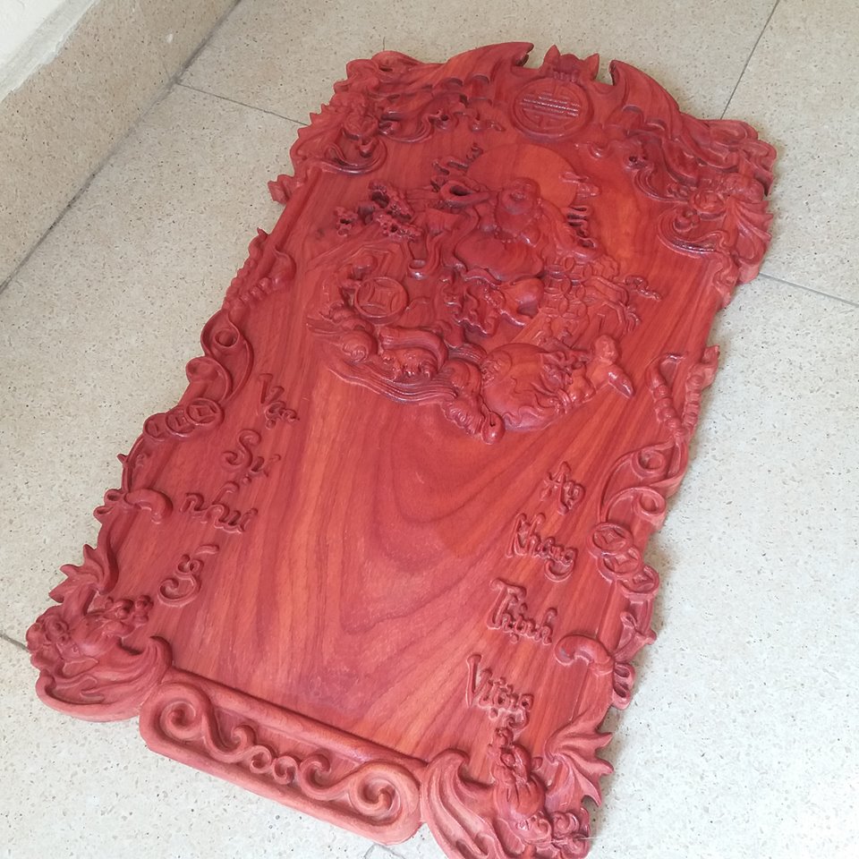 tranh gỗ lốc lịch kích thước 68cmx40cm