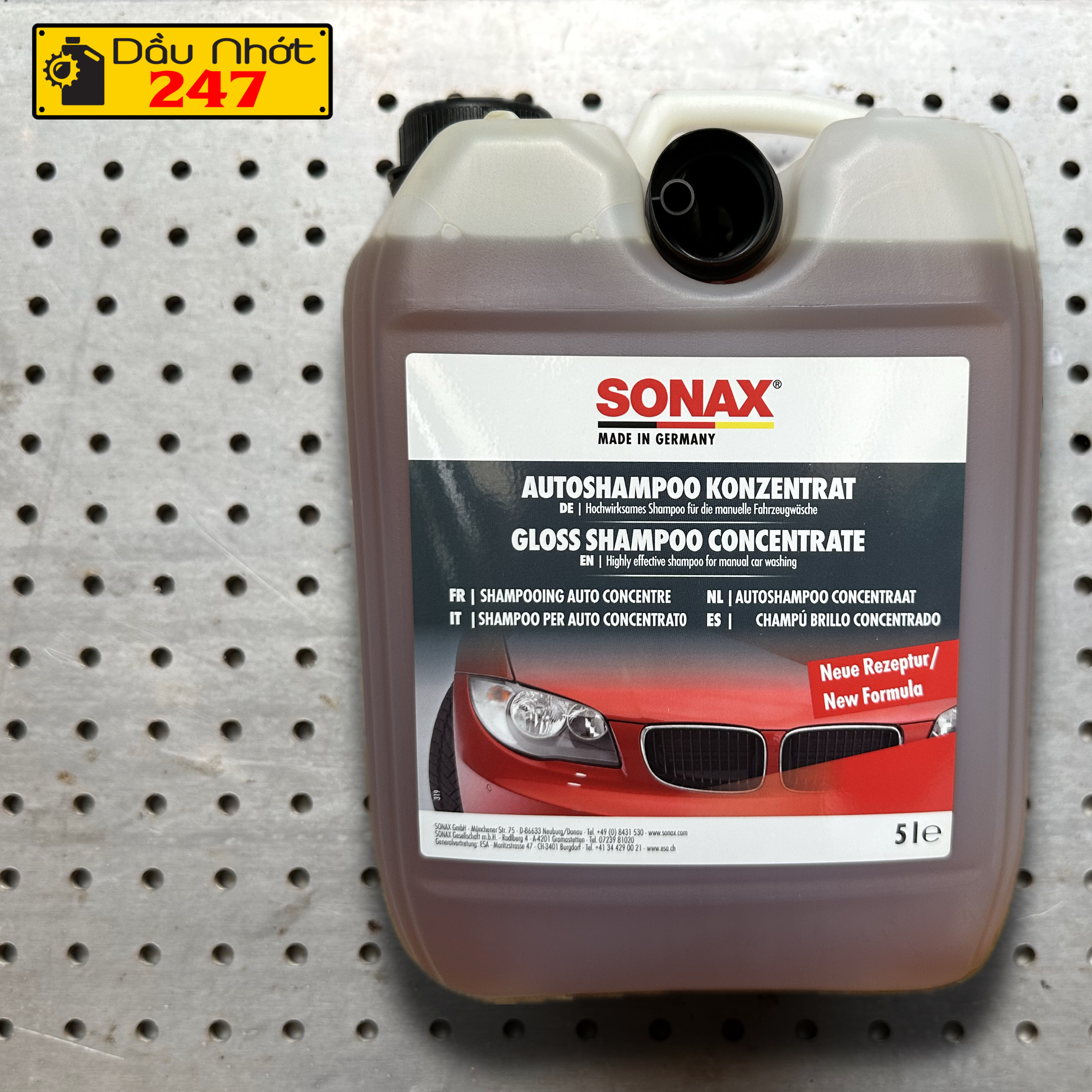 Nước rửa xe Sonax - Can 5L