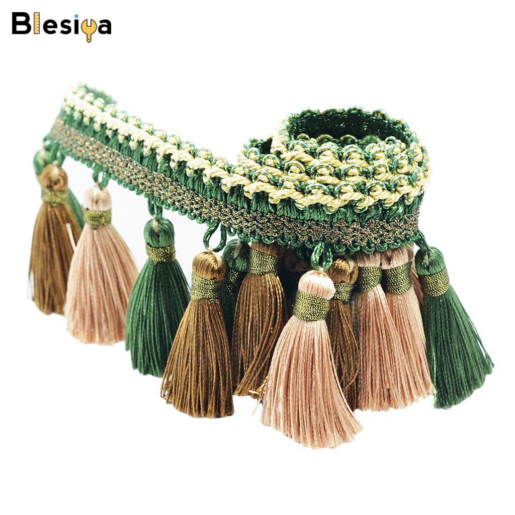 Blesiya 1 Yard Curtain Sewing Tassel Fringe Trim Stage Costume Clothing Accessories