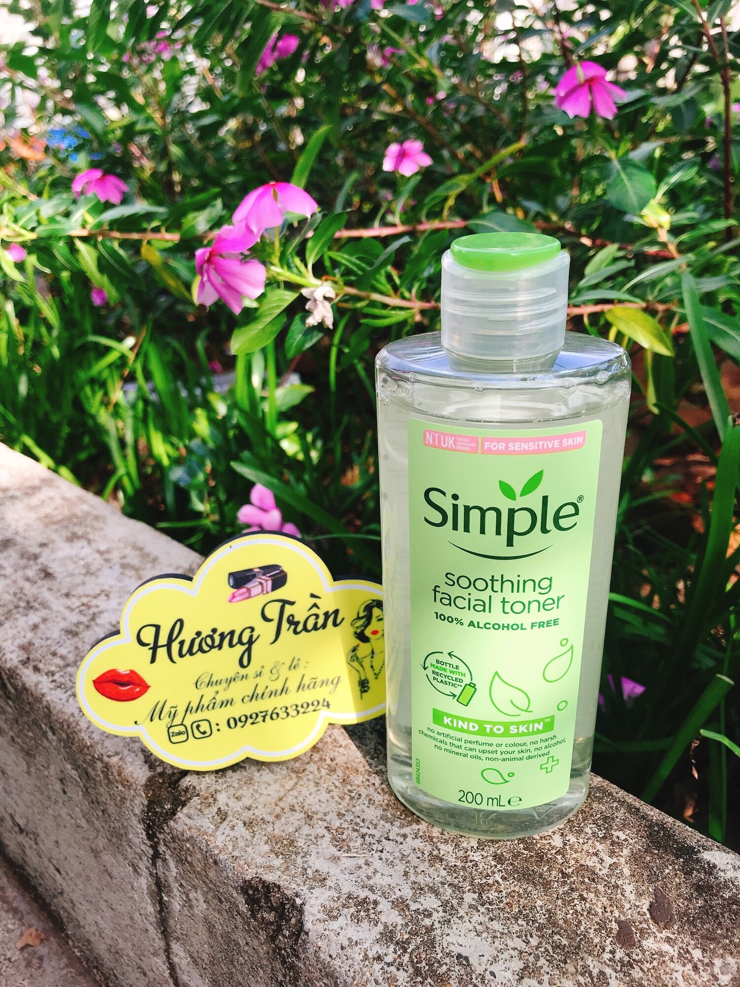 Combo sữa rửa mặt - toner - tẩy trang Simple