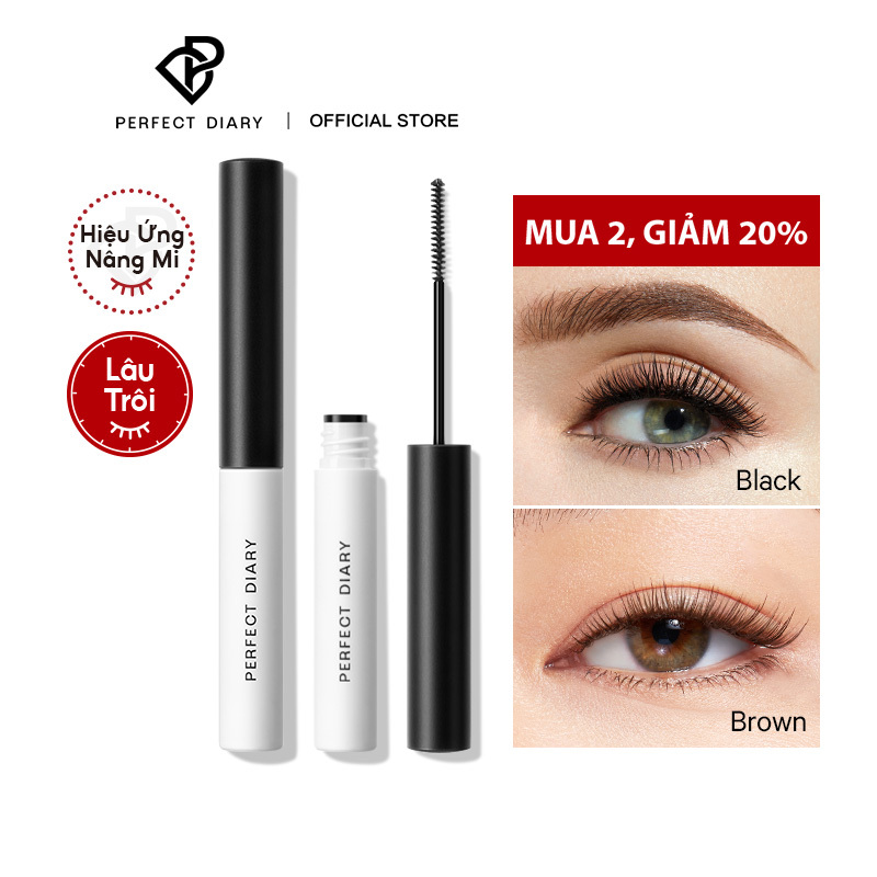 Mascara Chuốt Mi Đa Năng Perfect Diary Lâu Trôi Chống Thấm Nước