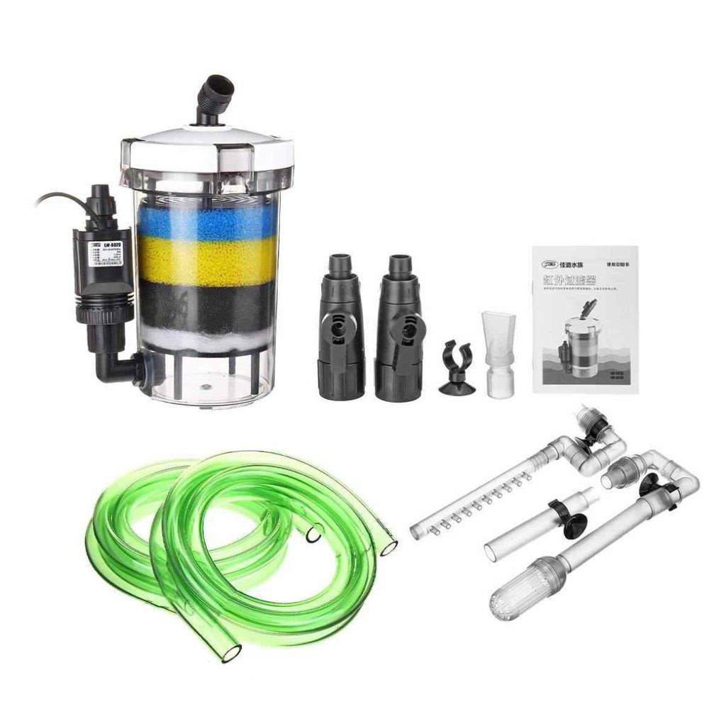 Lọc Thùng Sunsun LW-603B và HW-603B(6W - 400Lit/H, 165x165x295mm, Fi12)