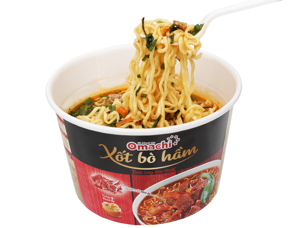 Combo 2 Bát Mì Omachi Xốt Bò Hầm 93G