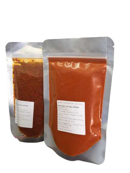 100G ỚT BỘT  HÀN QUỐC VẢY  (LOẠI THƯỢNG HẠNG)- Đóng túi Zip