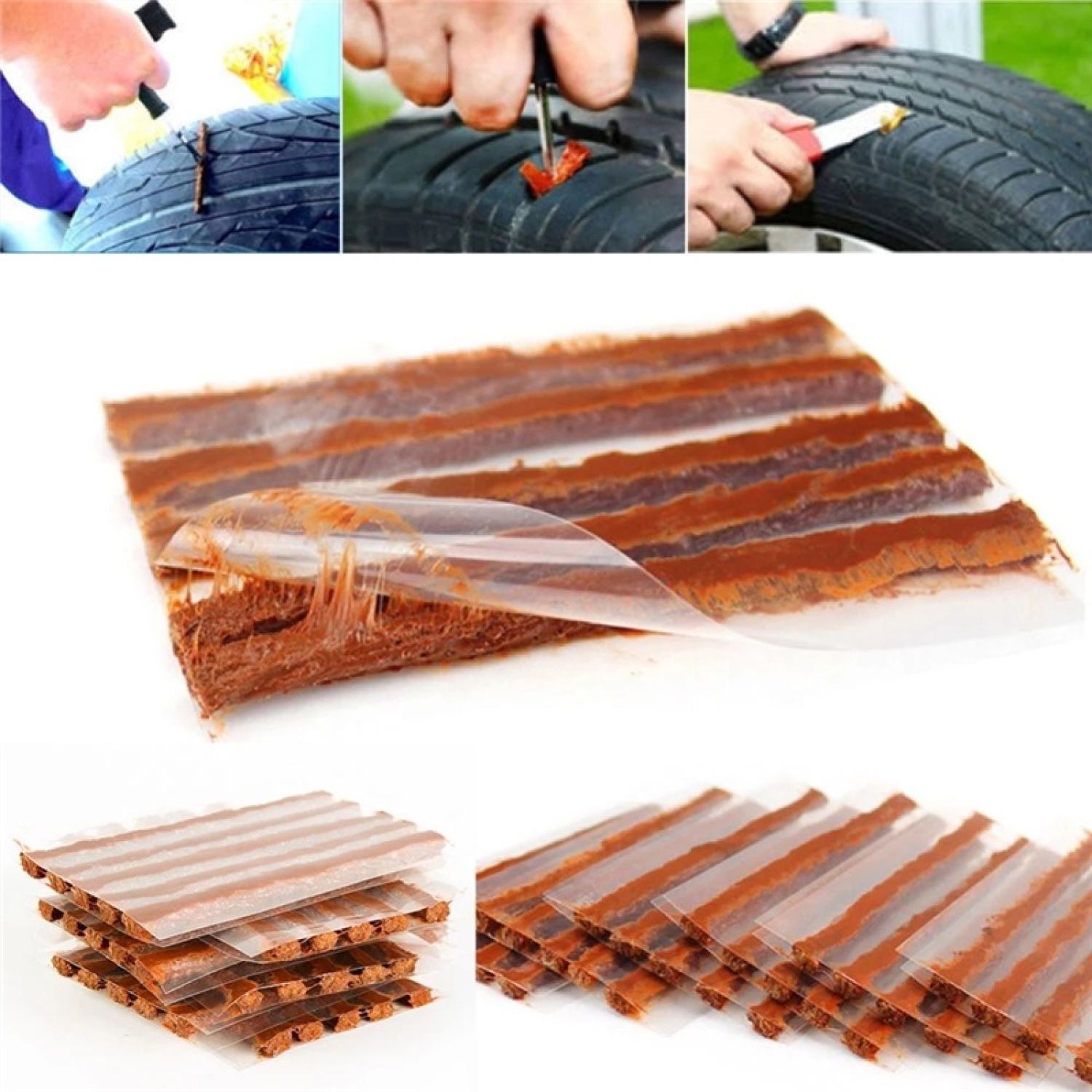 Set 5 miếng dán vá lốp xe không ruột thiết kế tiện dụng