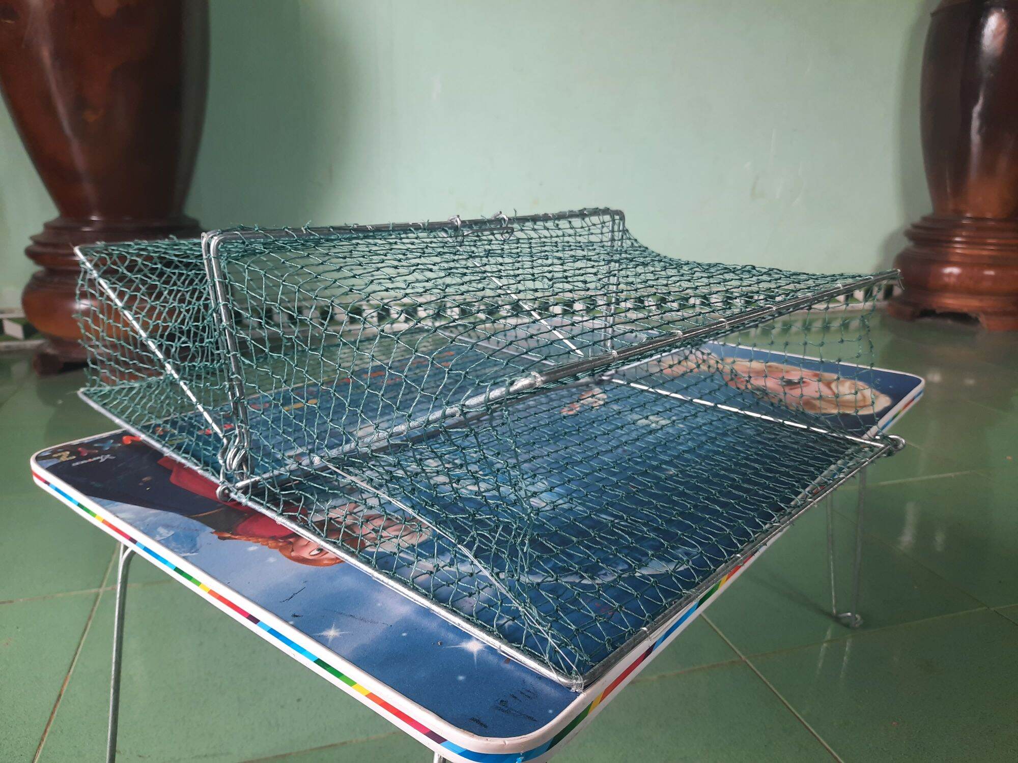 lồng,lợp bẩy cua,ếch,baba