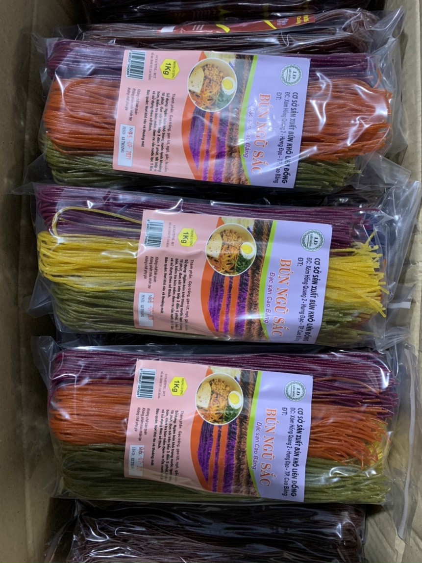 1kg Bún ngũ sắc đặc sản Cao Bằng