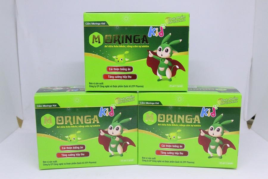 Thực Phẩm Chức Năng Cốm Chùm Ngây Moringa Kid  - Hỗ Trợ Bé Hấp Thụ  (20gói/hộp)