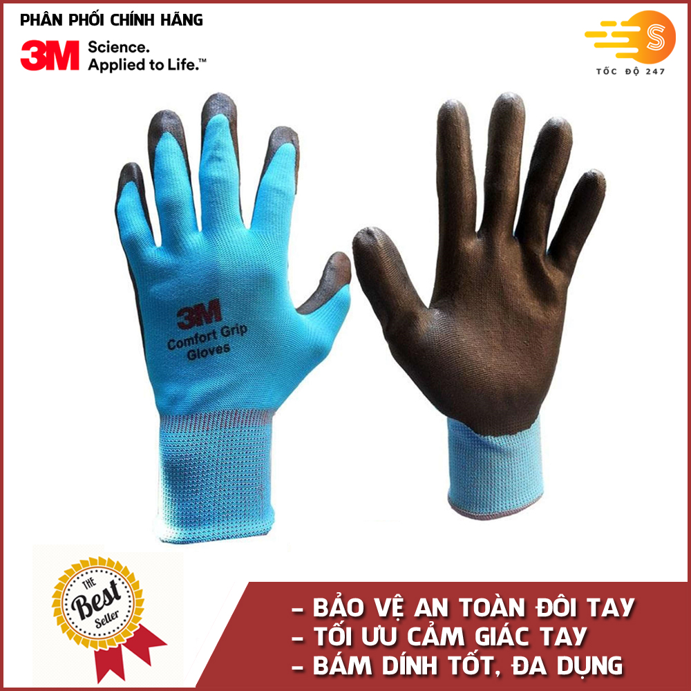 Găng tay đa dụng 3m gtdd - size l nhiều màu