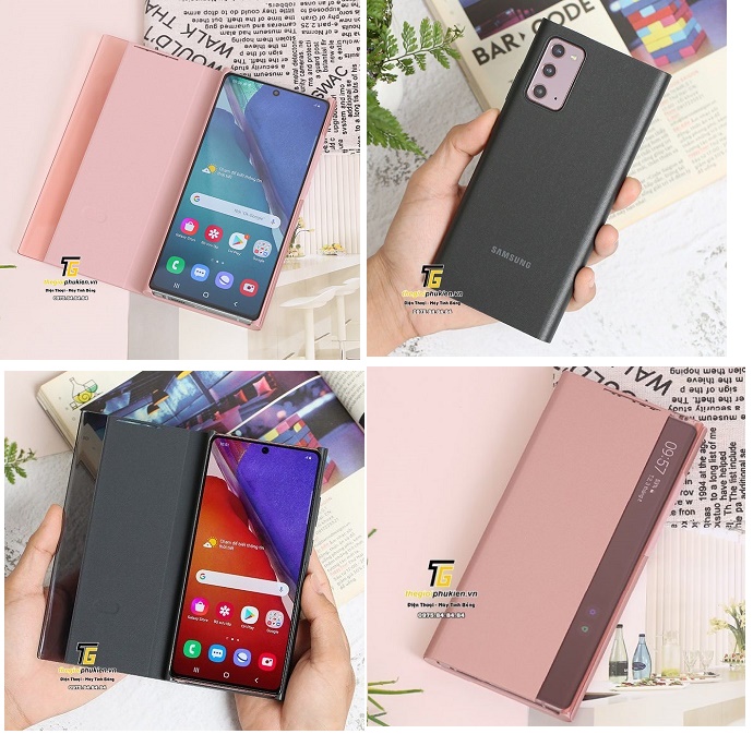 Bao da Smart Clear View Cover Samsung Galaxy Note 20 /Note 20 5G Fullbox