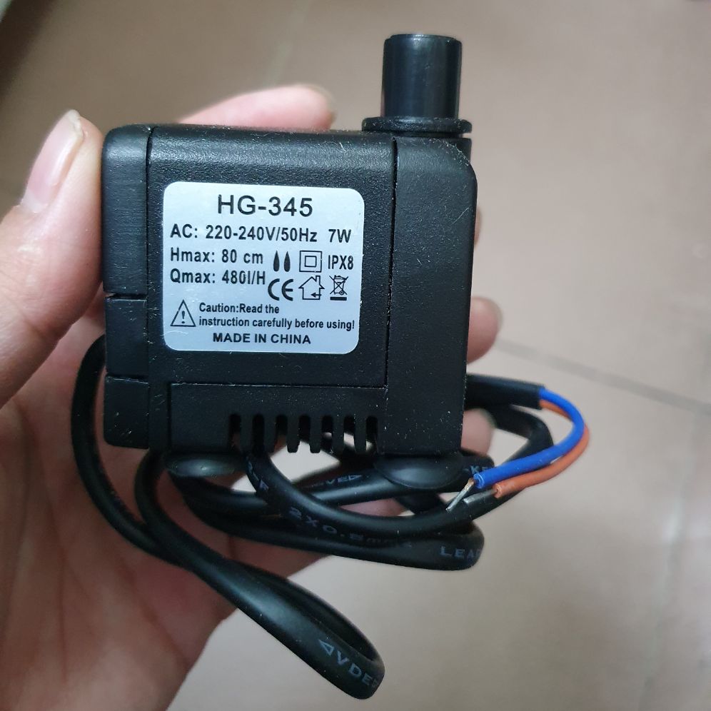 Bơm quạt điều hòa hơi nước 7w
