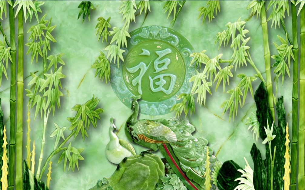 Tranh dán tường 3D Bàn thờ 80cm*120cm